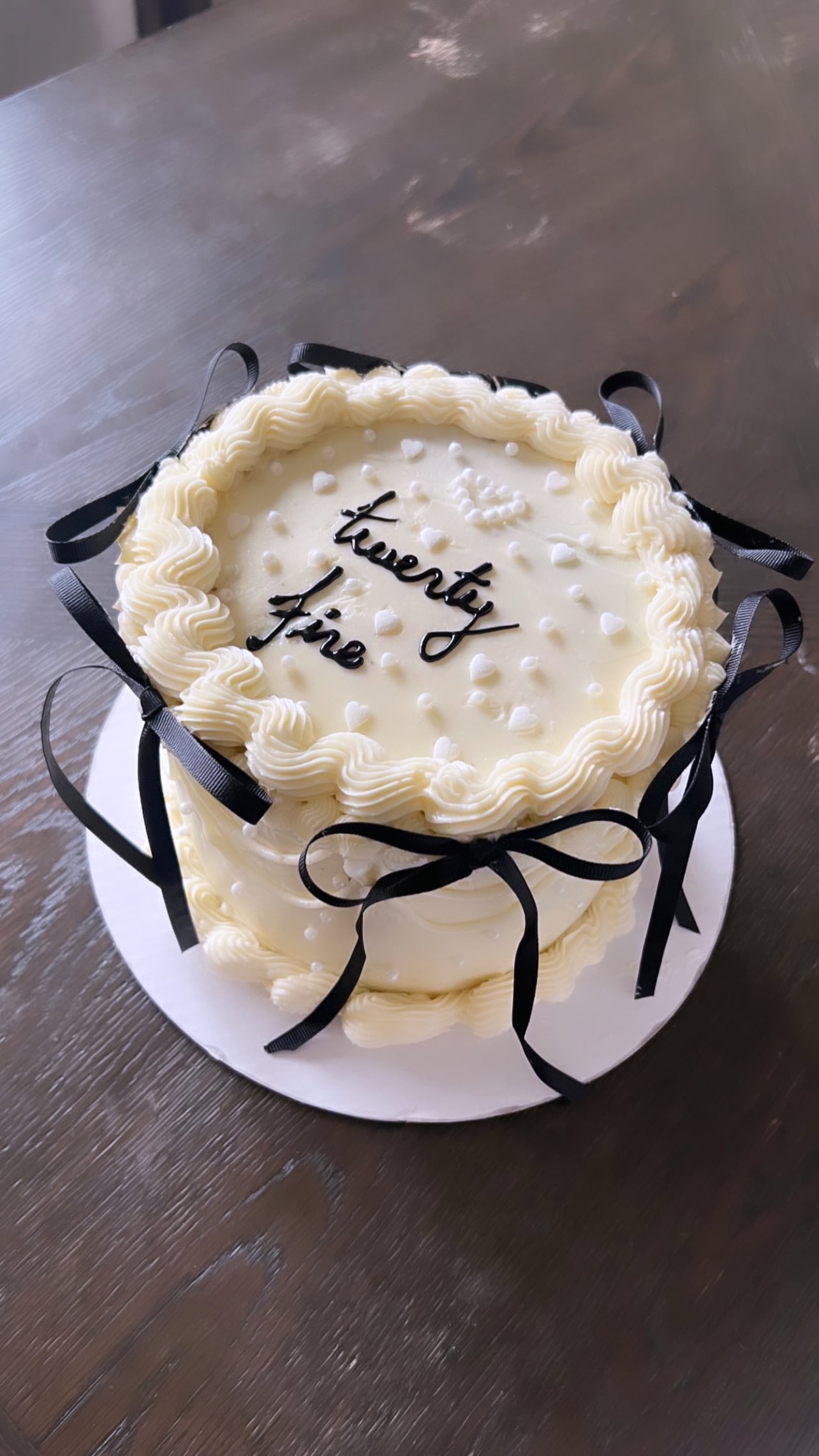 twenty fine birthday cake - custom eggless birthday cake by Cakes by Ashni