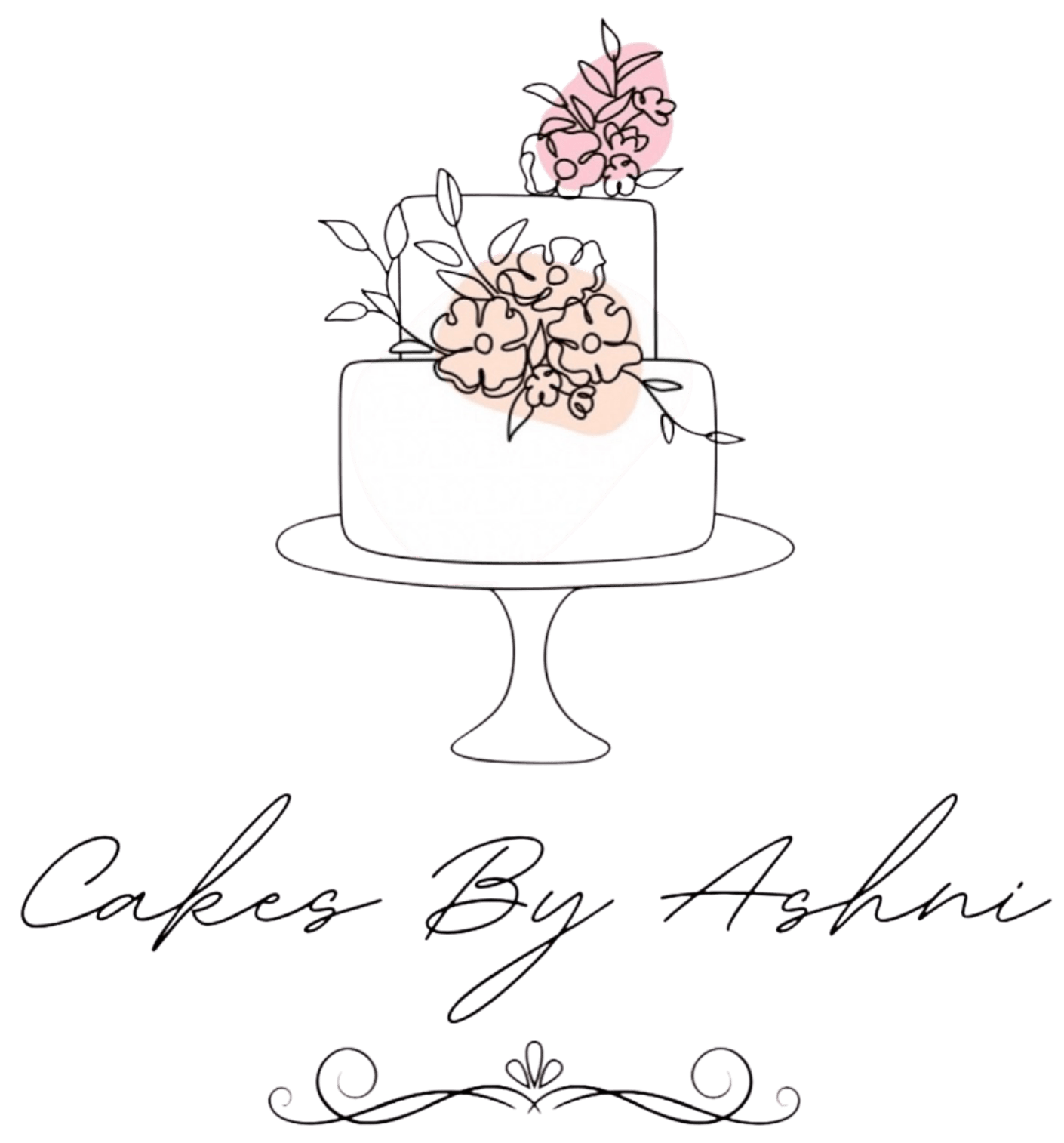 Cakes by Ashni logo, custom eggless cakes in New Jersey
